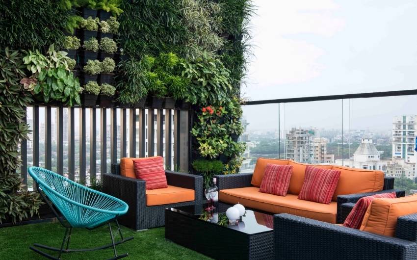 PASTO SINTETICO EN TERRAZA PEQUEÑA