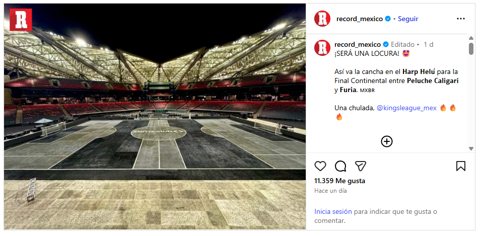 informativo record cancha harp helu